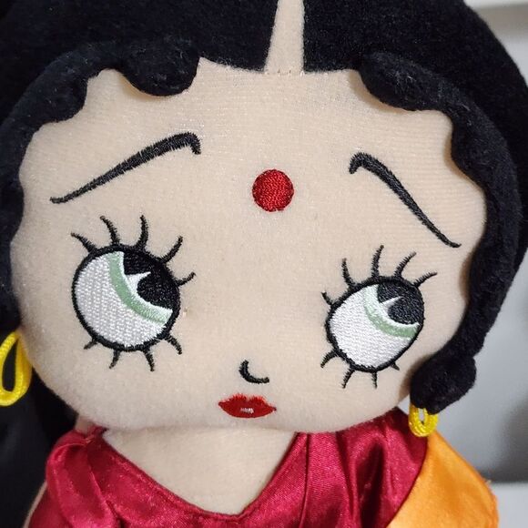 Betty Boop Indian Middle Eastern Red Dress Stuffed Animal Plush Toy Decor - Picture 11 of 12